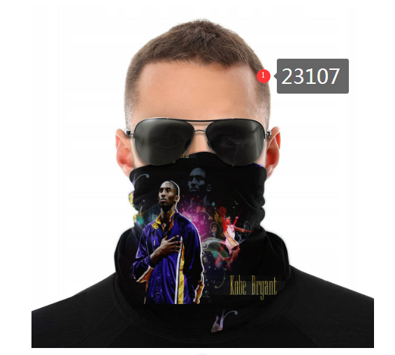NBA 2021 Los Angeles Lakers #24 kobe bryant 23107 Dust mask with filter->nba dust mask->Sports Accessory